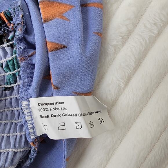 Zaful Forever Young Bikini Top – US Size 10 – Tropical Print – NWT – Ruched Back - Picture 6 of 6